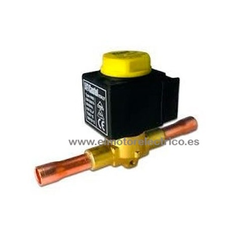 VALVULA SOLENOIDE CASTEL 1068/4A6 1/2 ODS SOLDAR  220V 8W