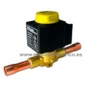 VALVULA SOLENOIDE CASTEL 1068/4A6 1/2 ODS SOLDAR  220V 8W
