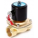 VALVULA SOLENOIDE 1" ELECTRICA 220V 80 ºC DE 0-10KG ORIFICIO 25
