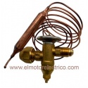 VALVULA EXPANSION SIN COMPENSADOR RF22-1-40º/+10  IN 3/8 OUT 1/2 PARA TUBO DE ROSCAR  R22 3.5KW