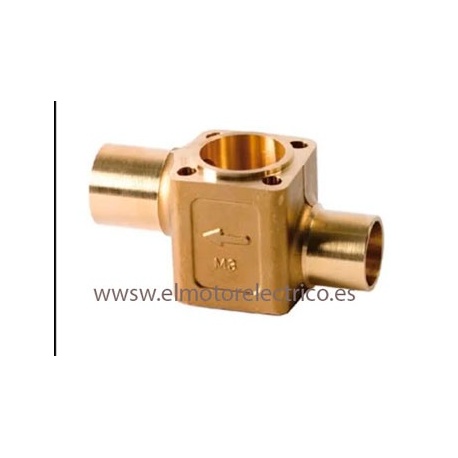 CUERPO VALVULA EXPANSION DANFOSS TE5 67B4008 ODF 1/2 7/8
RECTA A SOLDAR