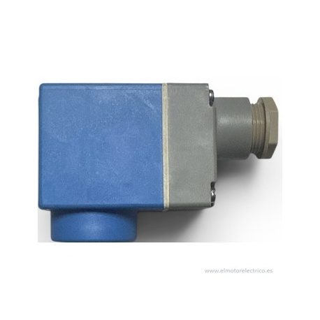 BOBINA PARA SOLENOIDE DANFOSS 018F6176 C/CONECTOR  PARA VALVULA   10W 220V 