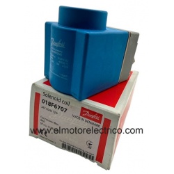 BOBINA PARA SOLENOIDE DANFOSS 018F6707 PARA VALVULA 24V12W CON CONECTOR