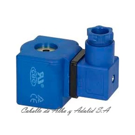 Bobina Sanhua para electroválvulas MDF, 220 V CA, 12 W, IP65, MQ-A0322G-000001 con enchufe