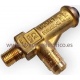 VALVULA SEGURIDAD EN ANGULO 3060/23C300 CASTEL 1/4 NPT X 3/8 SAE 30bar