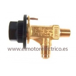 VALVULA SEGURIDAD EN ANGULO 3060/34 CASTEL 3/8 NPT X 1/2 SAE 30BAR