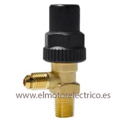 VALVULA SERVICIO CASTEL 6110/23  1/4 X 3/8 