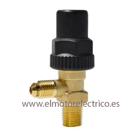VALVULA SERVICIO CASTEL 6110/23  1/4 X 3/8 