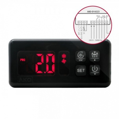 CONTROLADOR PANEL ,TERMOSTATO D14323  AKO