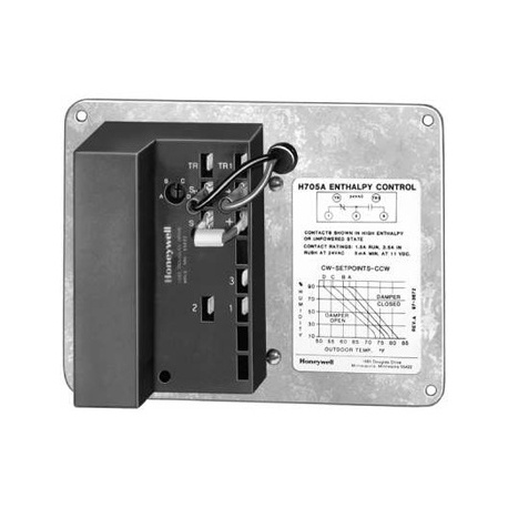 H705A 2003 HONEYWELL  CONJUNTO ECONOMIZADOR CONTROLADOR DE ENTALPIA DE ESTADO SOLIDO INCLUYE C7400A  Y  W7459  24VAC
