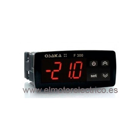 TERMOSTATO  DIGITAL F300 REFRIGERACION PANEL 2 RELES 2 SONDAS 220V MARCA OSAKA CON MICROPROCESADOR
