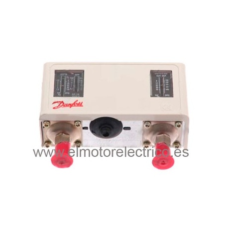 PRESOSTATO DOBLE KP15-060-115466 ALTA -BAJA  PRESION 0.2-7.5 BAR 1/4 REARME MANUAL 