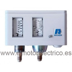 PRESOSTATO DOBLE 017H4701 ALTA Y BAJA  REARME RANCO -03-7  7-30 BAR