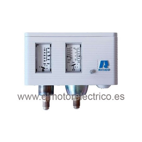 PRESOSTATO DOBLE 017H4701 ALTA Y BAJA  REARME RANCO -03-7  7-30 BAR
