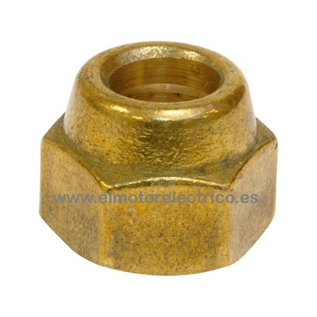 TUERCA LATON DE 3/8" SAE