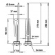 RESISTENCIA ELECTRICA DOBLADA MCR 1-1/4" RT 2000W TERMO