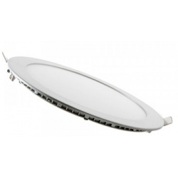 PLACA LED 18W 0086PLBN 220V 225MM CIRCULAR PARA EMPOTRAR EN FALSO TECHO