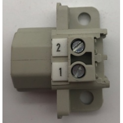 BLOQUE TERMINALES DE CONEXION SKT 2 POS 600 V 25A 