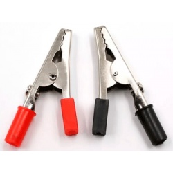 PINZAS DE COCODRILO METALICA JUEGO 2 UNIDADES