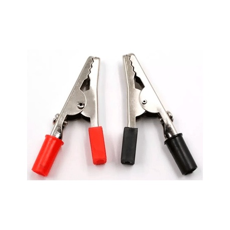 PINZAS DE COCODRILO METALICA JUEGO 2 UNIDADES