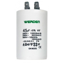 CONDENSADOR 25MF 450W CONEXION FACTON