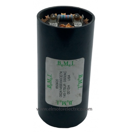 CONDENSADOR ARRANQUE 330VCA 145-175UF 092A145B330CE7X