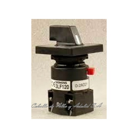 INTERRUPTOR SELECTOR 3LF120 POS 0-1 SIEMENS