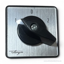 CONMUTADOR SELECTOR T12 TELERGON T400 2 POLOS POS-1-0-2  16A