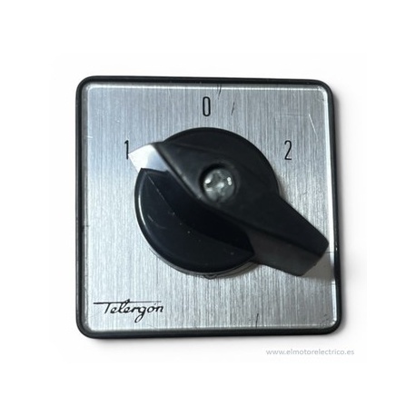 CONMUTADOR SELECTOR T12 TELERGON T400 2 POLOS POS-1-0-2  16A
