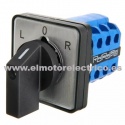 INTERRUPTOR CONMUTADOR PARA CAMBIO SENTIDO DE GIRO PARA MOTORES TRIF-MONO LW28-20 A 3POLOS 440V L-O-R