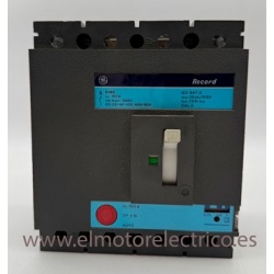 INTERRUPTOR AUTOMATICO GE RECORD 160A RF.713150 230V 4 POLOS 