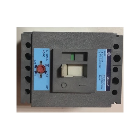 INTERRUPTOR AUTOMATICO 125A GE RECORD 500V 4 POLOS