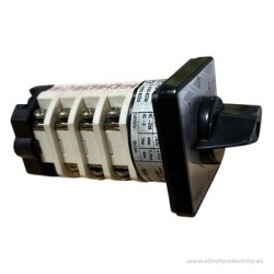 CONMUTADOR T-514 3 POLOS 7 POSIONES 12A/16A 300V AC MOD.T-12 TELERGON INTERRUPTOR TRIPOLAR