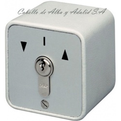 LLAVE PULSADOR INTERRUPTOR MP-S-APZ 1-2T/1 PUERTA GARAJE ACCIONAMIENTO MARCA GEBA