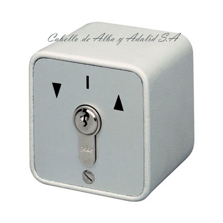 LLAVE PULSADOR INTERRUPTOR MP-S-APZ 1-2T/1 PUERTA GARAJE ACCIONAMIENTO MARCA GEBA
