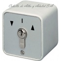 LLAVE PULSADOR INTERRUPTOR MP-S-APZ 1-2T/1 PUERTA GARAJE ACCIONAMIENTO MARCA GEBA