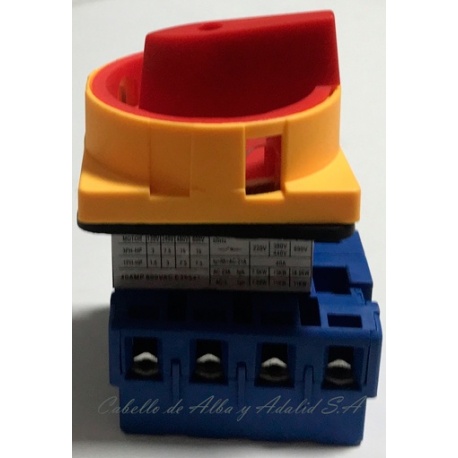 INTERRUPTOR PAQUETE 4P 25A 220/380 TRIF.