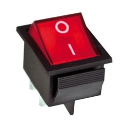INTERRUPTOR LUMINOSO 16A TECLA ON-OFF 2 CONTACTOS