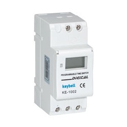 RELOJ PROGRAMADOR DE CARRIL DIGITAL CON RESERVA 240V 16A