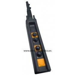 BOTONERA DST6  4 PULSADORES COLGANTE TELEMECANIQUE 10A 220V 6A 380V 4.5A 500V MARCA DEMAG
