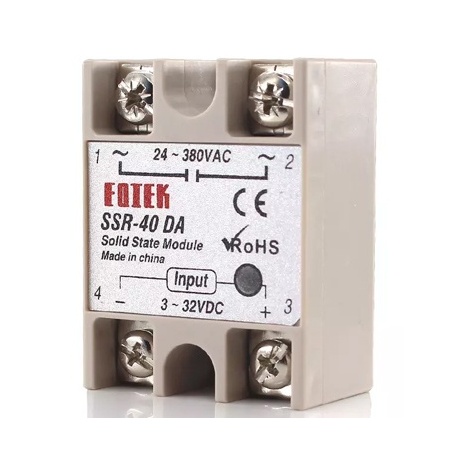 RELE ESTADO SOLIDO SSR-40 DA ENTRADA 3-32 VDC SALIDA 24-380 VAC