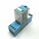 RELE MINI CON BASE AC 220 V RELECO SERIE QR-C 