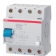 DIFERENCIAL F204 AC-125/0.03 ABB  220V 4P 2CSF204001R1950 *