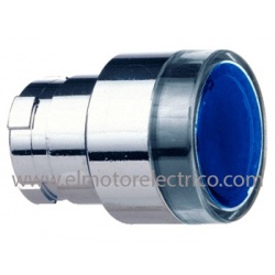 CABEZA CONTROL PULSADOR AZUL TELEMECANICA  ZB2-BW36