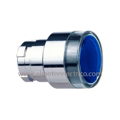CABEZA CONTROL PULSADOR AZUL TELEMECANICA  ZB2-BW36