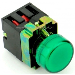 PILOTO VERDE COMPLETO TELEMECANIQUE XB2BV63
