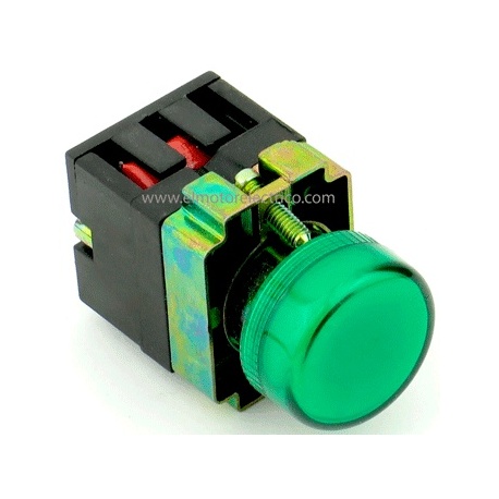 PILOTO VERDE COMPLETO TELEMECANIQUE XB2BV63