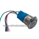 INTERRUPTOR BOTON CON CABLE DE METAL 12V 