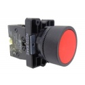 Pulsador Rojo RF.P9XPN52011+ CONTACTO RF.NC Plastico con retorno GE