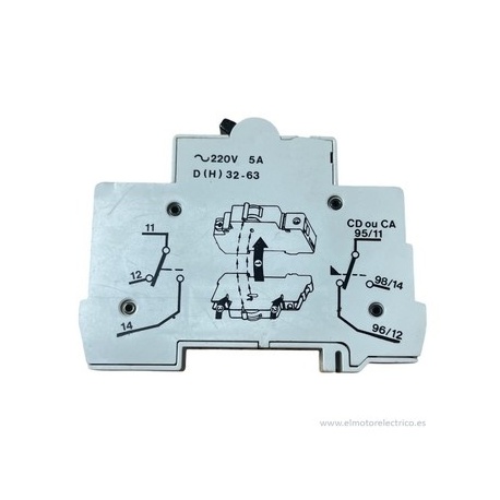 CONTACTO AUXILIAR 220V-5A D(H) 32-63